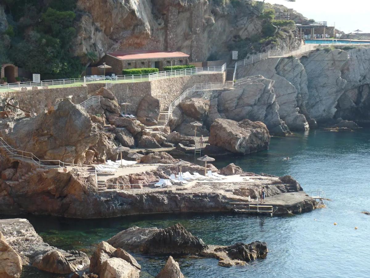 Cap Sa Sal Begur Primera Linea De Mar Con Terraza Zewnętrze zdjęcie