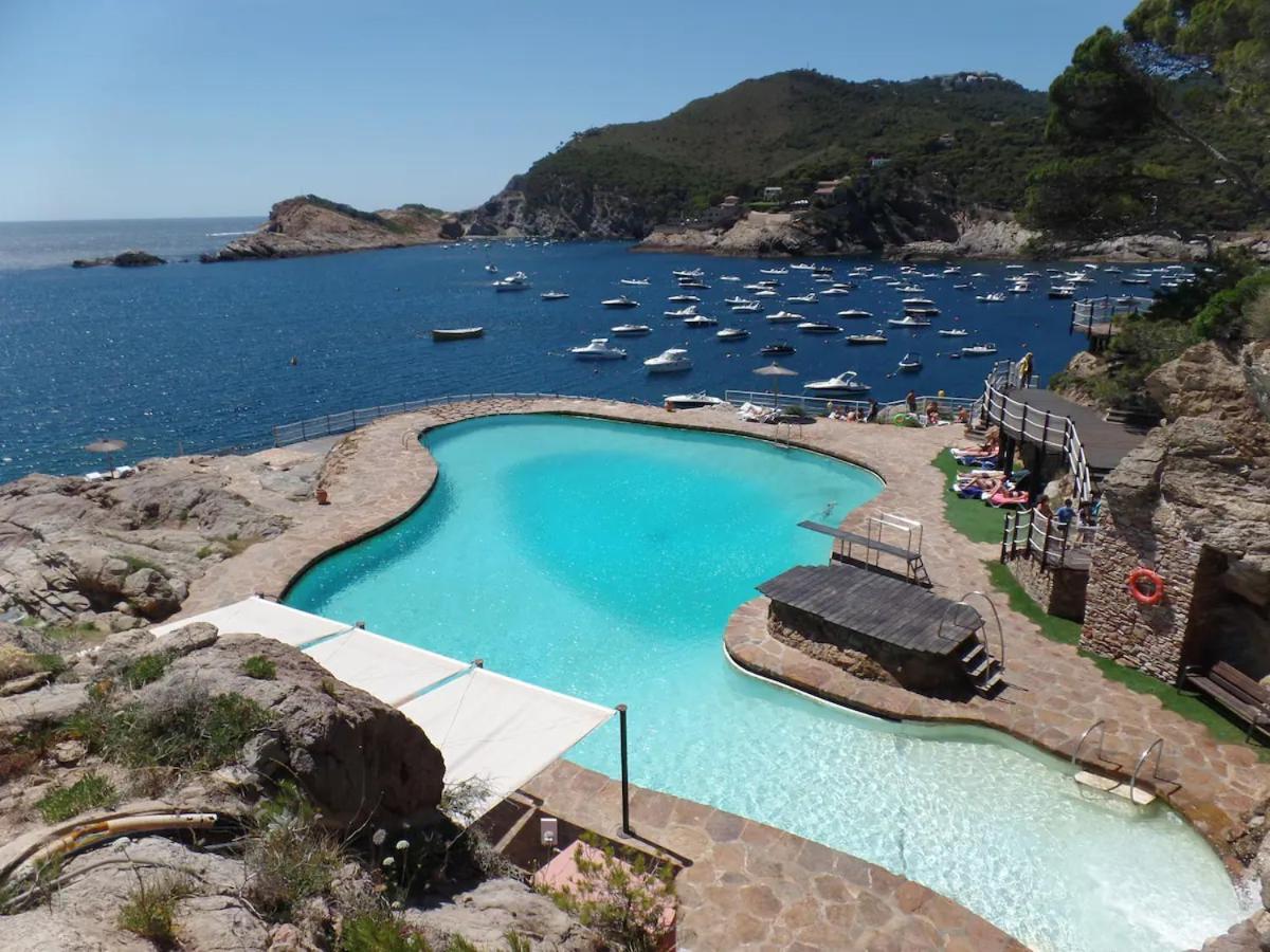 Cap Sa Sal Begur Primera Linea De Mar Con Terraza Zewnętrze zdjęcie