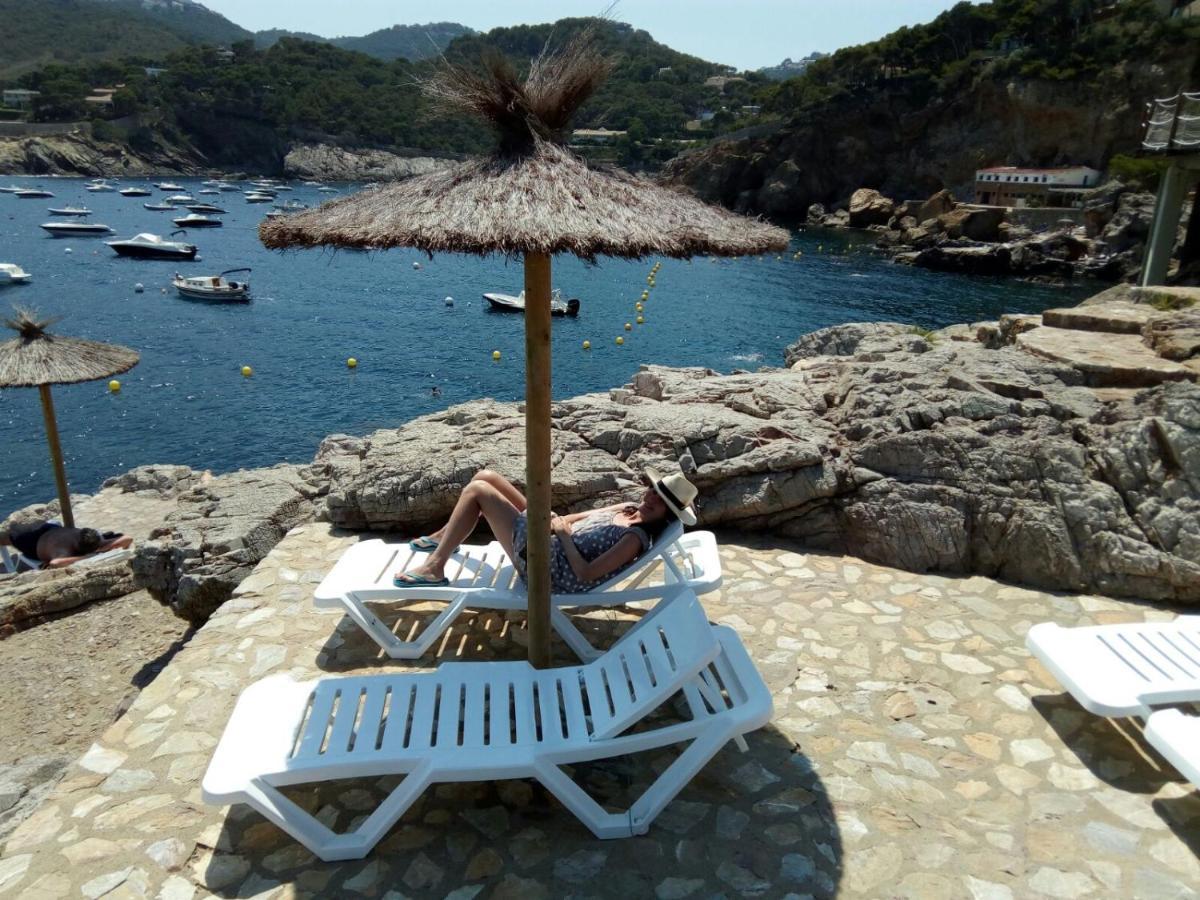 Cap Sa Sal Begur Primera Linea De Mar Con Terraza Zewnętrze zdjęcie